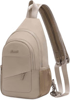 LOVEVOOK Sling Backpack for Women, Convertible Crossbody, Small Diaper Bag, Water-Resistant Hiking Daypack, Travel Shoulder Chest Bag