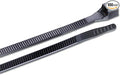Gardner Bender 46-310UVB DoubleLock Cable Tie, 11 inch, 75 lb, Electrical Wire and Cord Management, Nylon Zip Tie, 100 Pk, UV Resistant Black