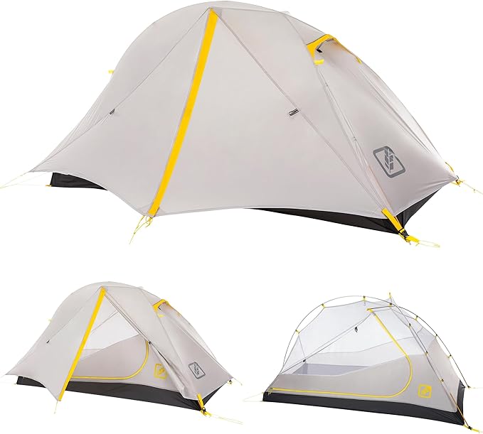 Featherstone Backpacking Tent Lightweight for 3-Season Outdoor Camping, Hiking, and Biking - Includes Footprint & Mesh Gear Loft - Freestanding Tents with Ultralight Fly-Footprint Capability