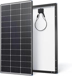 Renogy Solar Panel 100 Watt 12 Volt, High-Efficiency Monocrystalline PV Module Power Charger for RV Marine Rooftop Farm Battery and Other Off-Grid Applications, 100W Black Frame, Frame-100W
