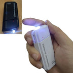 Battery Operated Phone Charger Emergency|USB Battery Powered Small Power Bank Portable 2 AA Batteries Powered Outlet. (White)