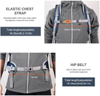 MOUNTAINTOP Hiking Backpack,Lightweight Travel Backpack for Men Women Outdoor Backpacking, Camping