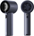 JISULIFE Portable Handheld Fan,Speed(1-100) Adjustable Turbo Mini and 3600mAh Battery Rechargeable Personal Fan,Digital Display,Gifts for Women Men Travel/Camping/Outdoor-Blue