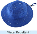 Connectyle Sun Hat for Men Women Outdoor UV Protection Safari Hat for Fishing Hiking Gardening Breathable Cowboy Hat UPF50