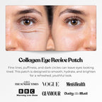 The Patch Collection® – Glow Up Under Eye Collagen Patch | Retinol, Hyaluronic Acid, Nano Gold, Collagen, Vitamin C (Pack of 3)