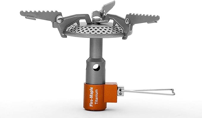 Fire-Maple FMS-116T Portable Stove Ultra Light, Hiking Stove Titanium Backpacking Stove, Outdoor Camping Ultralight Gear, Essential for Earthquake Emergency Kit