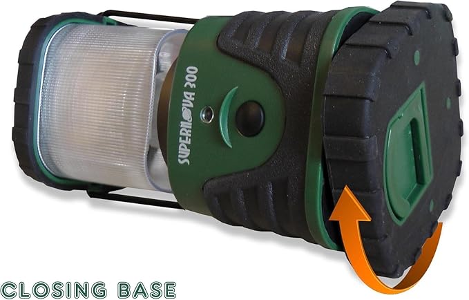 Supernova Battery Powered Lantern, Bright, Long Lasting, Weather-Resistant LED Camping Lantern, Great for Storms, Hurricane Supplies, Survival Kit, Power Outages, Outdoors, & Camping Essentials (300)