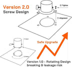 FIREHIKING Titanium Stove Portable Folding Tent Ta1 Stove Slide Mini for Camping Backpacking Hunting Cooking 3.4lb