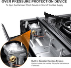 Camplux Dual Fuel Propane & Butane Stove with Carrying Case, Portable Camping Stoves with CSA Certification