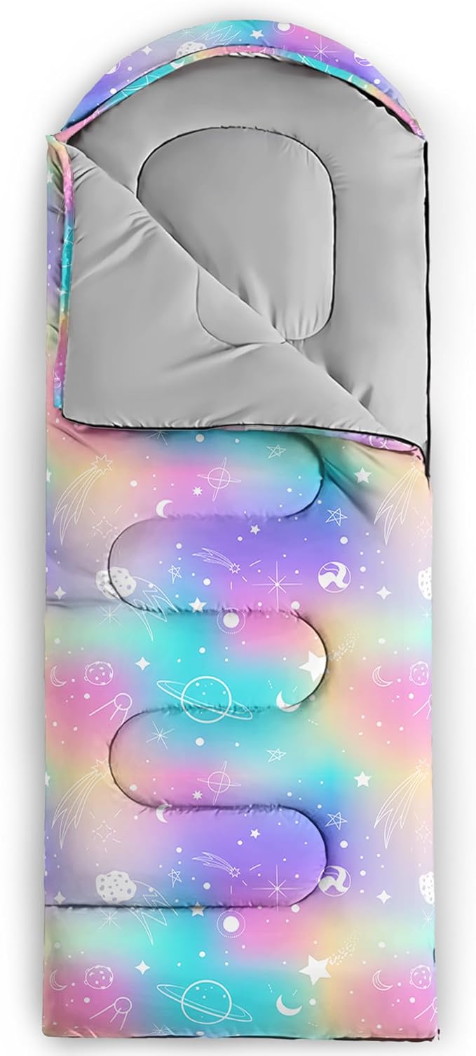 BSNTHO Camping Sleeping Bags,3 Season Warm & Cool Weather,Lightweight,Waterproof Sleeping Bags for Adults & Kids,Traveling,and Outdoors,Camping Gear Equipment