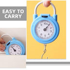 2pcs Portable Digital Hanging Luggage Scale with Hook, Mini Handheld Electronic Spring Scale for Travel Suitcase, High-Precision Small Weight Measurement Tool