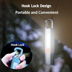 Rechargeable LED Flashlights High Lumens, 20,000 Lumens Super Bright Flashlight with USB Cable and Hook, 3 Modes, Waterproof Flash Light Handheld Powerful Flashlight for Home Camping ﻿- 2 Pack