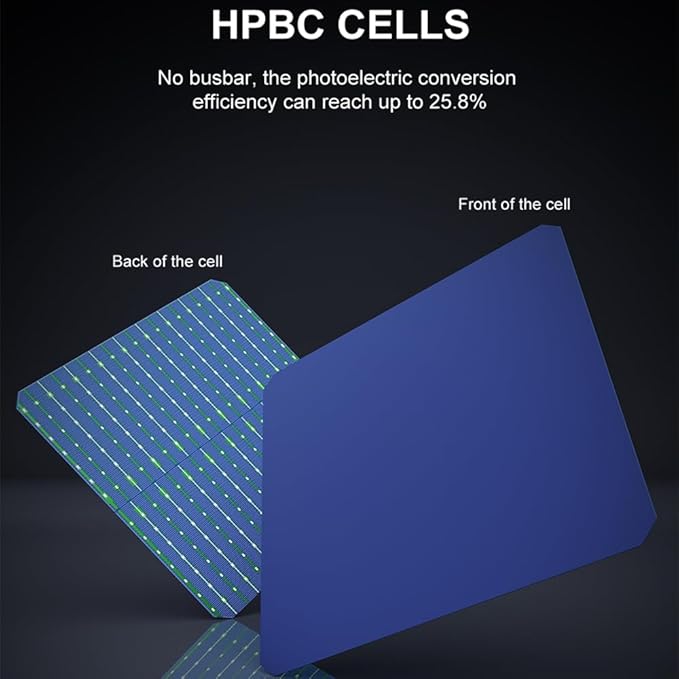 LensunSolar Flexible Solar Panel 125W 12V ETFE,42.9in x 23.2in Semi-Flexible Bendable Mono Solar Panel High Efficiency 125 Watt for RV Van Roof TopCamping Home Boat Marin