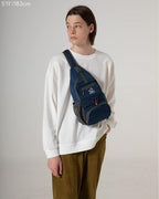 WATERFLY Packable Small Crossbody Sling Backpack Shoulder Chest Bag Daypack for Hiking Traveling