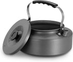 Doorslay Camping Kettle 1.6L Aluminum Tea Kettle with Carrying Bag Compact Lightweight Coffee Pot