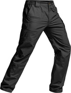 CQR Men's Tactical Pants, Water Resistant Ripstop Cargo Pants, Lightweight EDC Work Hiking Pants, Outdoor Apparel