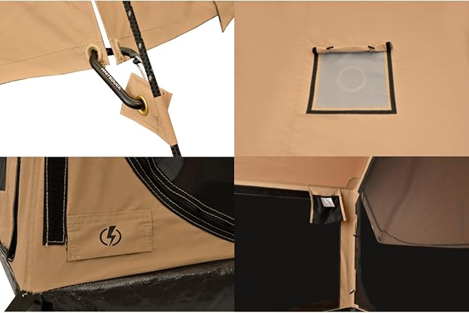 WHITEDUCK Rover Canvas Scout Tent, Waterproof, 4 Season Luxury Outdoor Camping and Glamping Yurt Tent