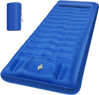 Sleeping Pad, Ultralight Thicken Inflatable Sleeping Pad for Camping, Built-in Pump, Great for Camping, Hiking, Carry Bag, Repair Kit, Compact & Lightweight Air Mattress(Blue)