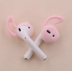 JNSA 6 Pairs Silicone Ear Tips Ear Hooks Compatible with Apple AirPods/EarPods,Silicone Soft Covers Anti-Slip Sport Earbud Tips, Anti-Drop Ear Hook Gel Headphones Earphones Tips,6 Colors