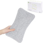 vocheer Small Pillows for Sleeping, 11"x 7" Mini Travel Pillow, Tiny Pillows for Neck, Wrist, Lumbar and Knee, Pets Pillow, Cotton, Machine Washable,Light Grey-1PC