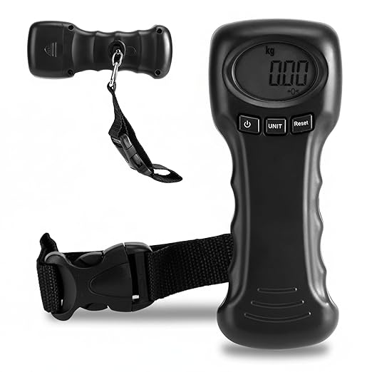 Luggage Scale, Ocs-8 Travel Hanging Luggage Scale, Digital Luggage Weight Scale, Hanging Luggage Weigh Scale Unit with Backlit LCD Display