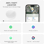 GPS Tracker for Vehicles, 1PCS Mini GPS Tracking with Waterproof Case, Car GPS Tracker Work with Find My (iOS Only), No Monthly Fee