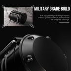 Lichamp LED Camping Lantern, 4 Pack Battery Powered Flashlight for Power Outages, Portable Collapsible Hanging Light Essential for Home, Outdoor, Emergency Lamp Survival Kit Gear for Hurricane, Black