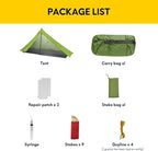 LANSHAN Ultralight Tent 3-Season Backpacking Tent for 1-Person or 2-Person Camping, Trekking, Kayaking, Climbing, Hiking