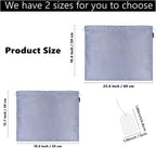10 Pack Dust Bags for Purses and Handbags, Silk Dust Cover Storage Bag with Drawstring Travel Storage Pouch for Handbag Purse Shoes Boots (Gray, 19.6 × 15.7 in)