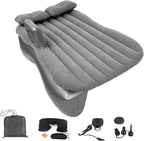 Inflatable Car Air Mattress Back Seat Bed with Air Pump,55 "x 35" Portable Thickened Car Travel Camping Sleeping Air Mattress Blow Up Bed for Car Universal SUV
