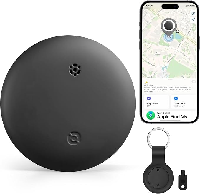 Air Tracker Tags, Bluetooth Tracker for Apple Find My, Keys Finder Tracking Tags Item Locator with Sounds Smart Tag Keys Item Finders Smart Tag for Keys, Kids, Pets, Bags, Luggage,Suitcases (1 Pack)