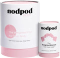 Nodpod Weighted Blanket & Sleep Mask Bundle – Ultra-Soft Body Blanket with Glass Beads + Light-Blocking Eye Mask – Relaxation, Comfort, Travel & Better Sleep - Blush Pink