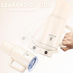 40 oz Tumbler with Handle and Straw or Convert to 40 oz Insulated Water Bottle Fits in Cup Holder. Stainless Steel Metal Water Flask with 2 Lids for Travel,Camping,Gym Sports Coffee Mug Thermal Cup