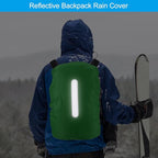 PATIKIL Waterproof Backpack Rain Cover, Non-Slip Backpack Cover with Vertical Reflective Strap Stay Dry for Hiking, Camping, Hunting