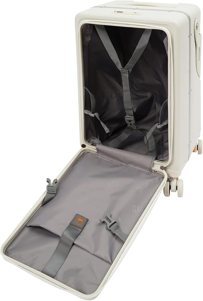 Kid Ride-On Suitcase, 22-Inch Carry-On Luggage with Front Opening, 4 Swivel Wheels, Supports 143 lbs, Portable Kids Travel Trolley for Airplane & Toddler Trips