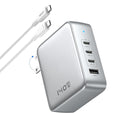 140W GaN USB C Wall Charger, 4-Port PD3.1 Laptop Charger Block Foldable Compact PPS Fast Power Adapter for MacBook Pro/Air, Dell XPS, iPad Pro, iPhone 17/16 Pro, Galaxy S25/S24, Steam Deck, and More
