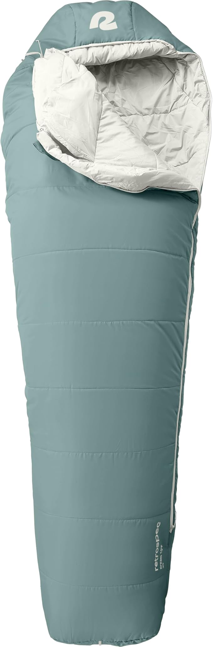 Retrospec Dream Sleeping Bag - 5, 15, 30 Mummy for Camping, Insulated Cold Weather, Lightweight Stuff Sack, Water-Resistant, Adjustable Draw Cords, Adult