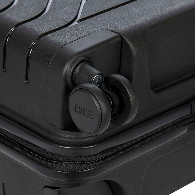 Bric's B|Y Ulisse 21-Inch Spinner - Luxury Carry-On Luggage With Spinner Wheels - Hard Shell Suitcases Made From Durable Polypropylene and Polycarbonate - Black