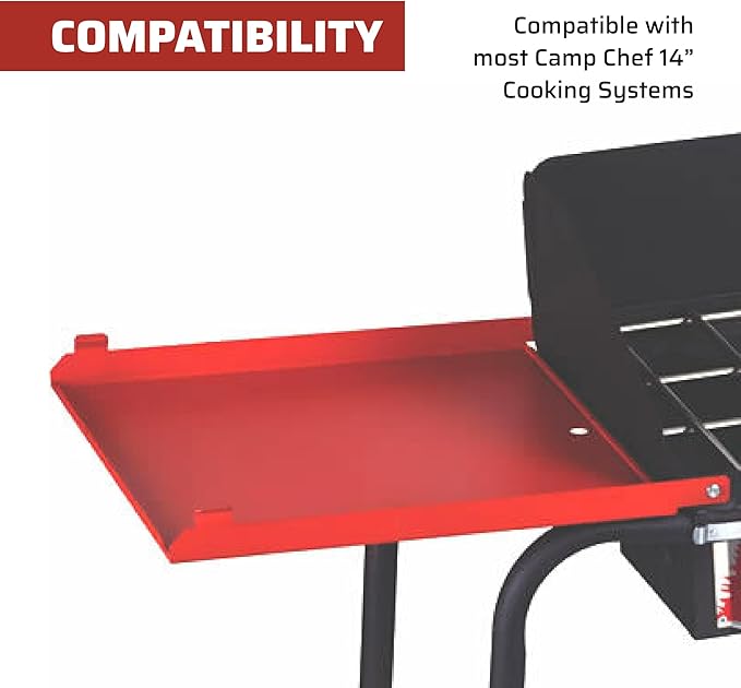 Camp Chef Folding Side Shelf Set for 2 Burners