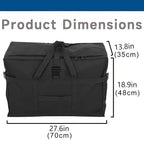 Large Duffel Bag, Waterproof Carry on Weekend Overnight Storage Bag over Luggage for Airline, Travel, Camping, Moving