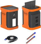 Portable Power Station 99Wh Power Bank AC Max 150W, 12V DC, USB-A, Type-C PD, LED lighjt, Cables for Fishing Power reels Match for Daiwa Shimano for Phone Laptop Home Backup Camping