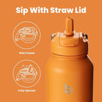 BOTTLE BOTTLE 40 oz sports water bottle stainless steel insulated water bottle with straw and pills holder