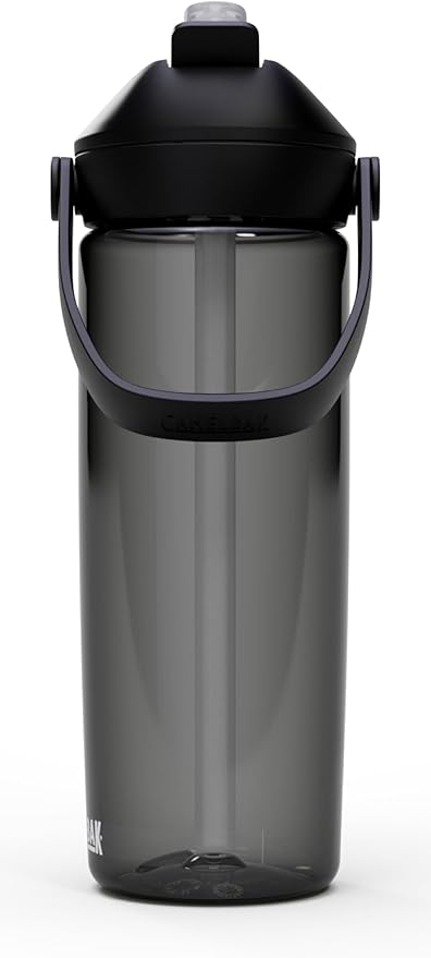 CamelBak Thrive Flip Straw Tritan Renew Water Bottle Charcoal, 20oz