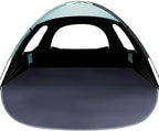 WhiteFang Beach Tent Anti-UV Portable Sun Shade Shelter for 3/4/6/8 Person, Extendable Floor with 3 Ventilating Mesh Windows Plus Carrying Bag, Stakes and Guy Lines