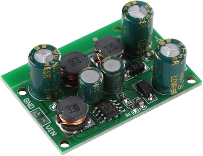YWBL-WH DC-DC Positive & Negative Voltage Boost Converter Output 5V, 6V, 9V, 10V, 12V, 15V, 18V, 24V (Output Voltage 15VDC) - Green USB Type C Converter
