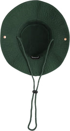 Wide Brim Hiking Fishing Safari Boonie Bucket Hats 100% Cotton UV Sun Protection for Men Women Outdoor Activities