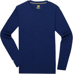 MERIWOOL Mens Base Layer - 100% Merino Wool Midweight Long Sleeve Thermal Shirt