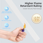 Delamu 113.6in Cord Hider, Cord Covers for 1-2 Wire, Paintable Cable Hider, Wire Covers for Cords on Wall, Wire Hiders for TV on Wall, Cable Cover Cable Management, W0.59in H0.40in