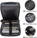 BANGE Business Smart Backpack Waterproof fit 15.6 Inch Laptop Backpack with USB Charging Port,Travel Durable Backpack