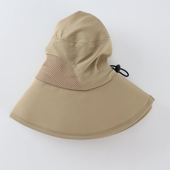 Home Prefer UPF50+ Mens Sun Hat Wide Brim Fishing Hat for Men UV Protection Womens Beach Bucket Hat for Golf Hiking Gardening